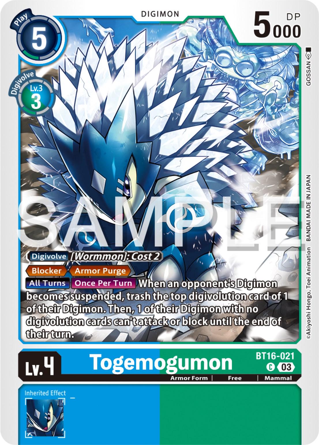 Togemogumon #BT16-021