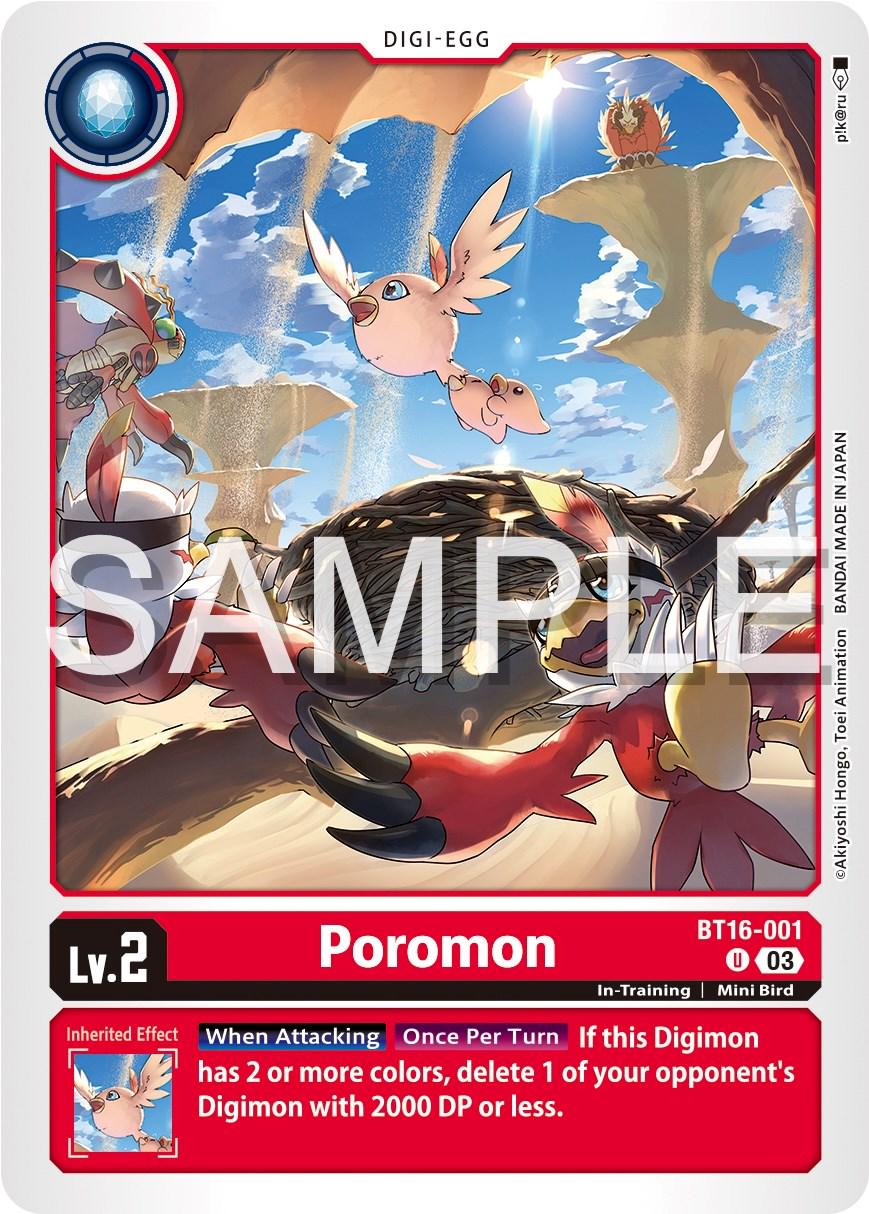 Poromon #BT16-001