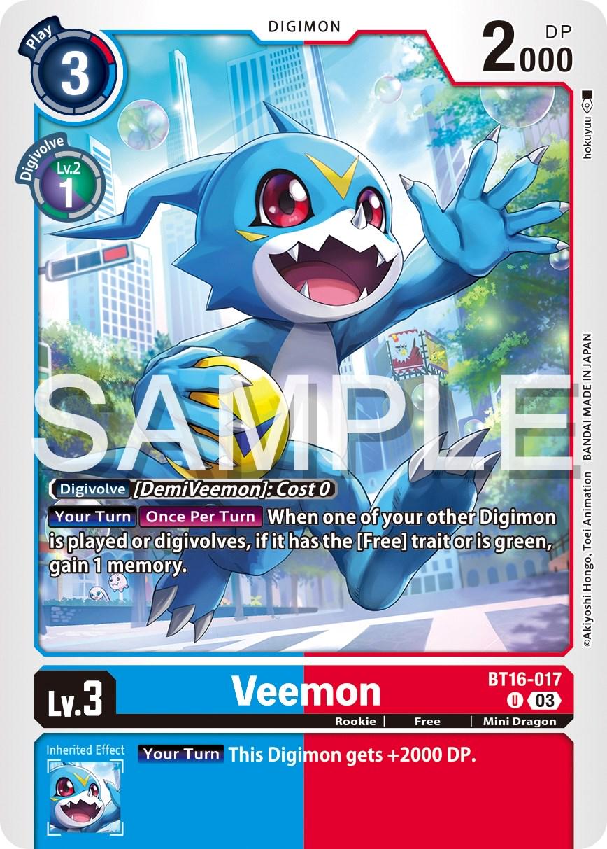 Veemon #BT16-017
