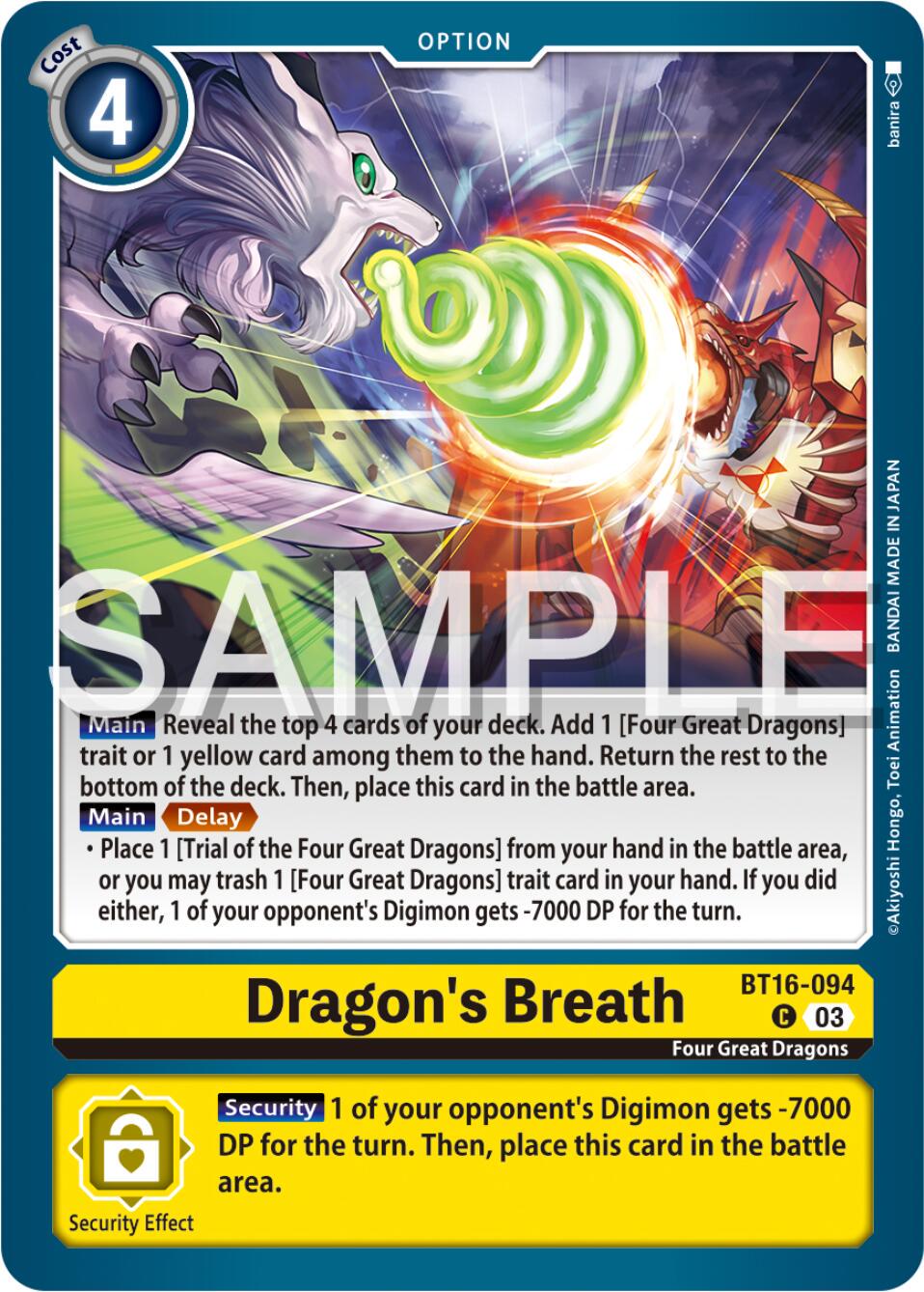 Dragon's Breath #BT16-094