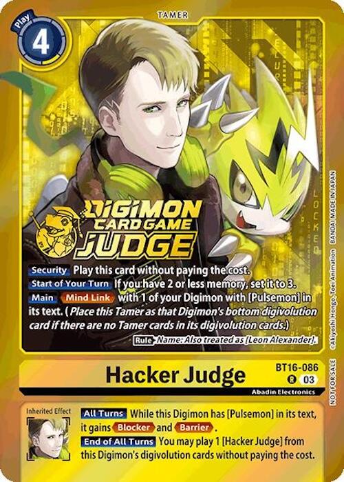 Hacker Judge [Judge Pack Foil] #BT16-086