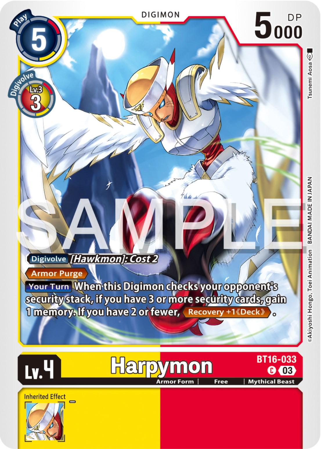 Harpymon #BT16-033