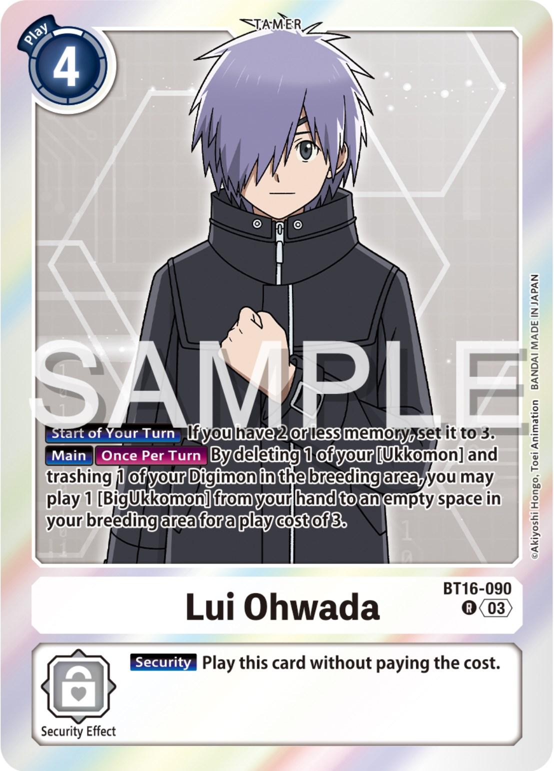 Lui Ohwada [Foil] #BT16-090