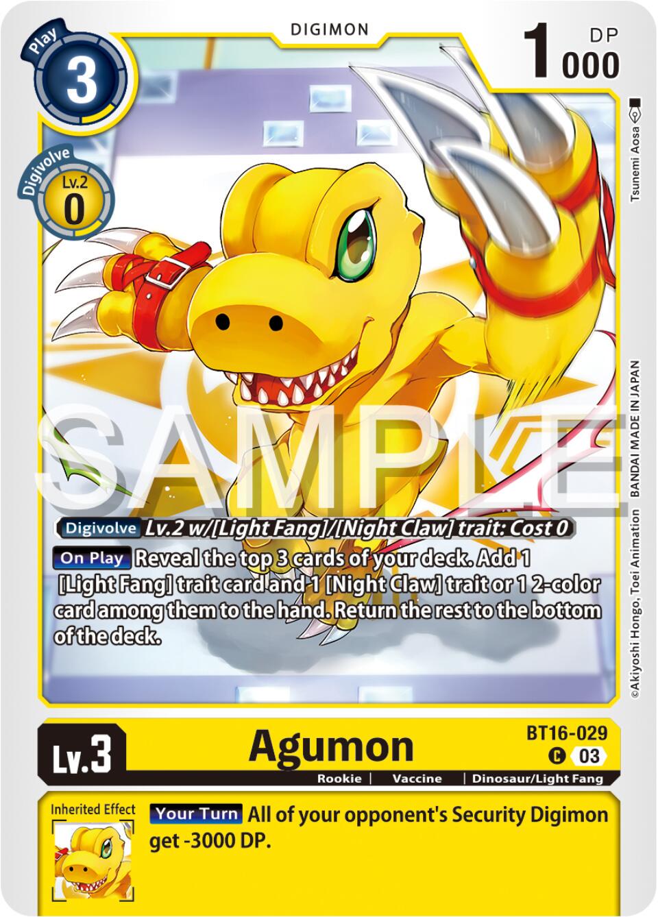 Agumon #BT16-029
