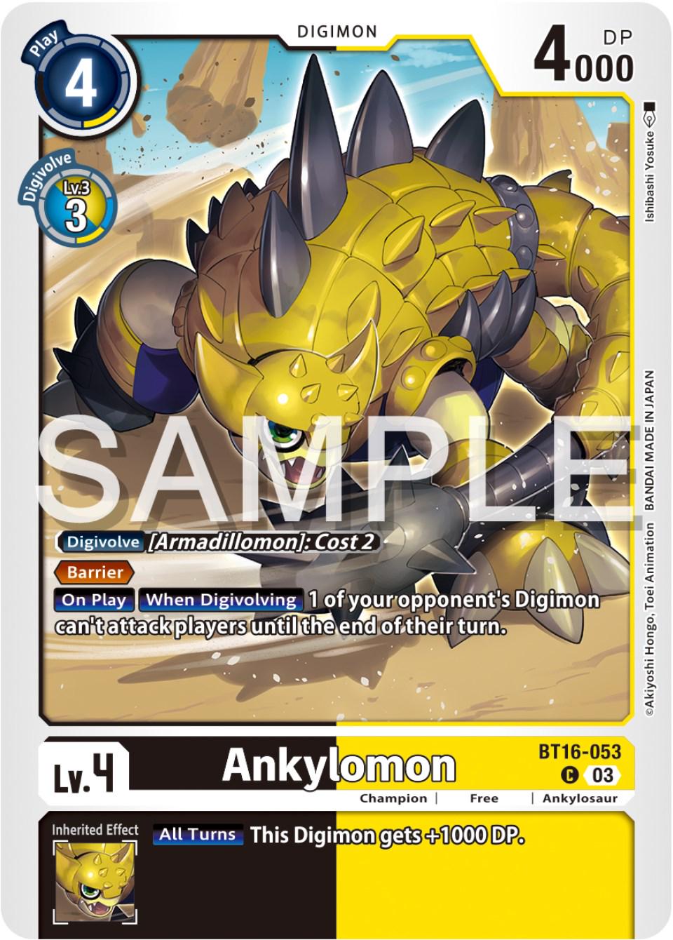 Ankylomon #BT16-053