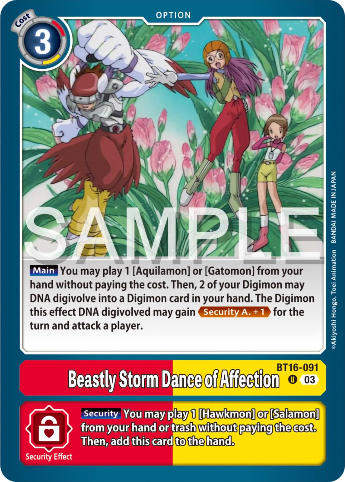 Beastly Storm Dance of Affection #BT16-091