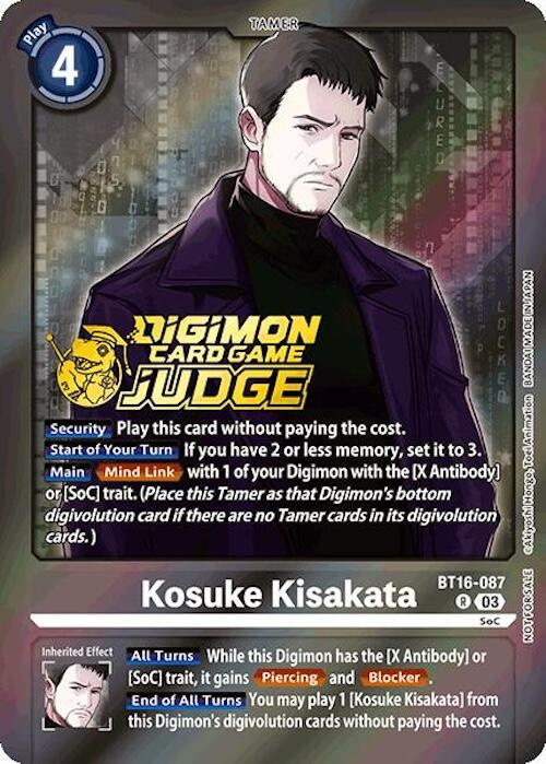 Kosuke Kisakata [Judge Pack Foil] #BT16-087