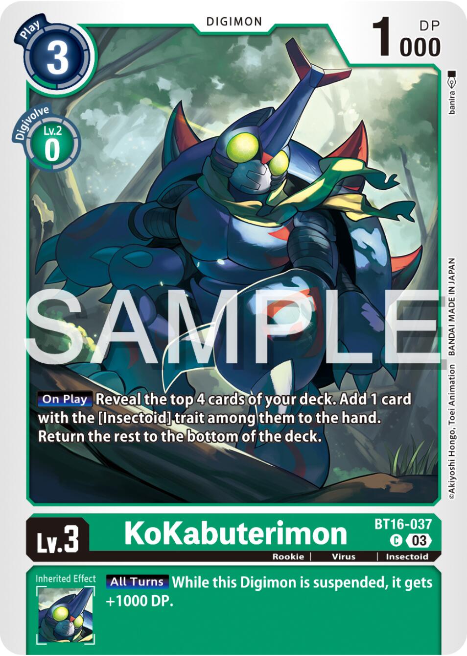 KoKabuterimon #BT16-037