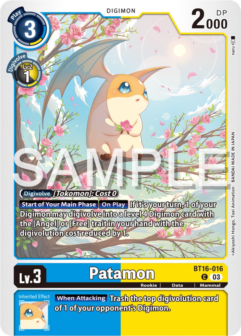 Patamon #BT16-016