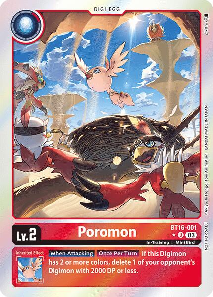 Poromon [Box Foil] #BT16-001