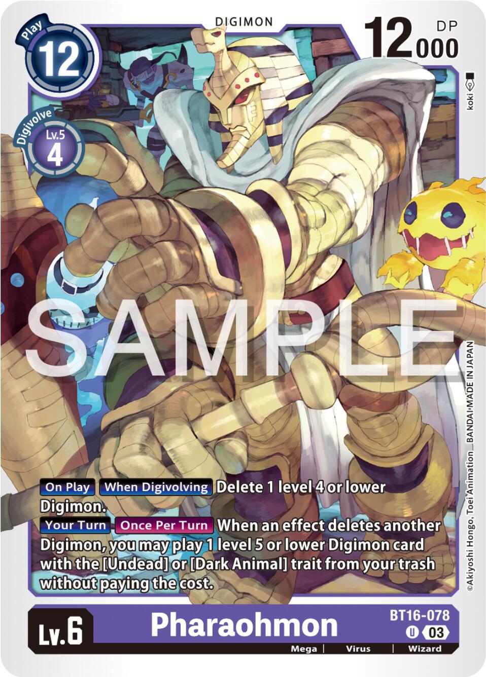 Pharaohmon #BT16-078