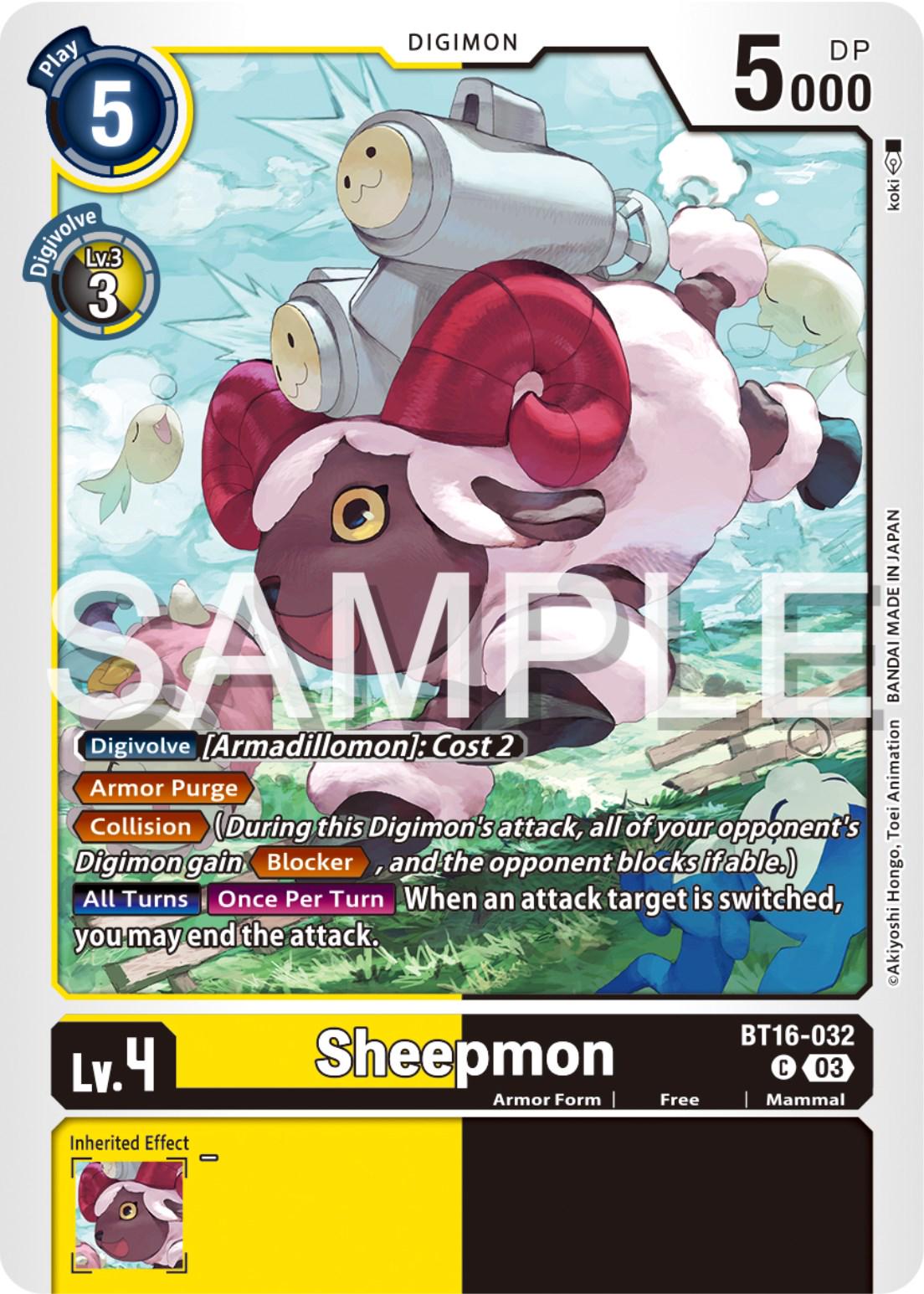 Sheepmon #BT16-032