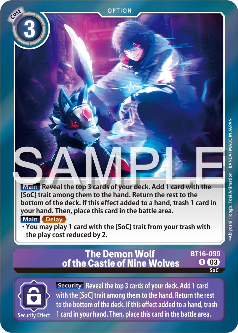 The Demon Wolf of the Castle of Nine Wolves [Foil] #BT16-099