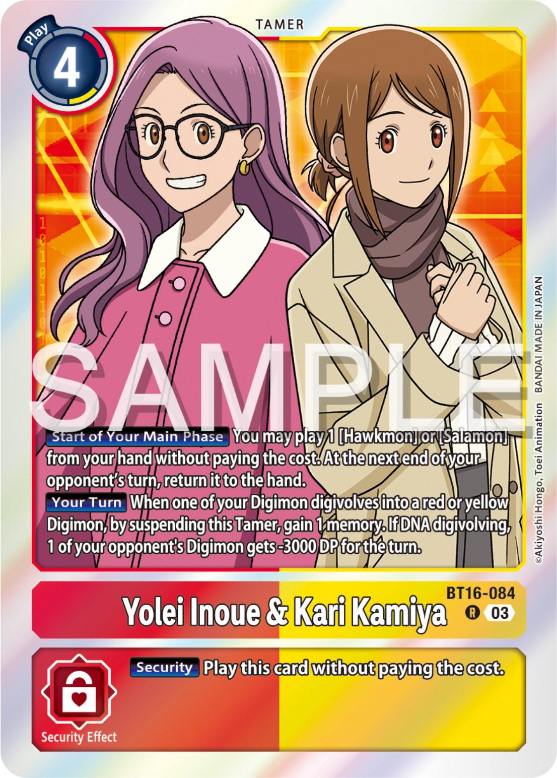 Yolei Inoue & Kari Kamiya [Foil] #BT16-084