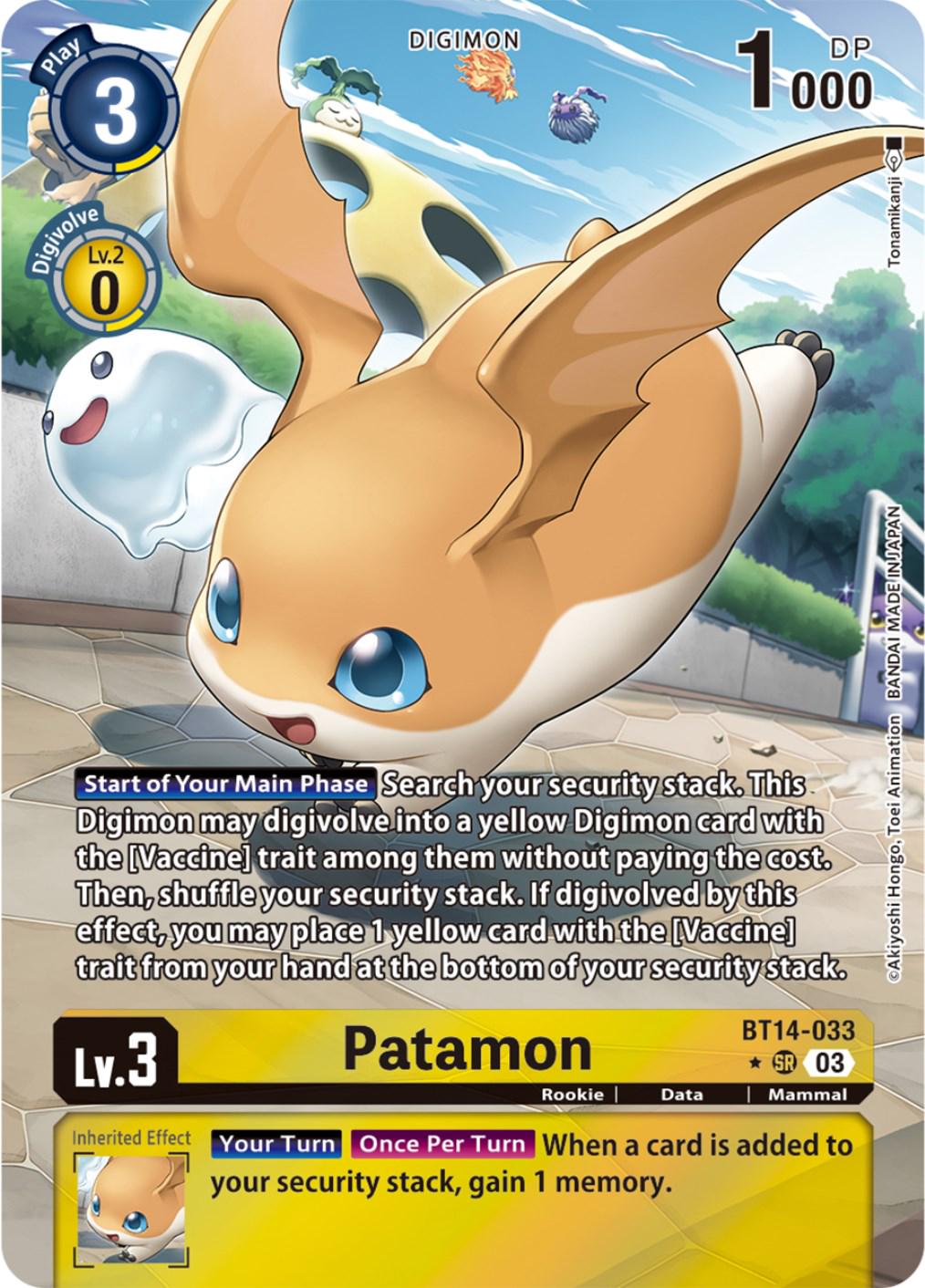 Patamon [Alternate Art Foil] #BT14-033