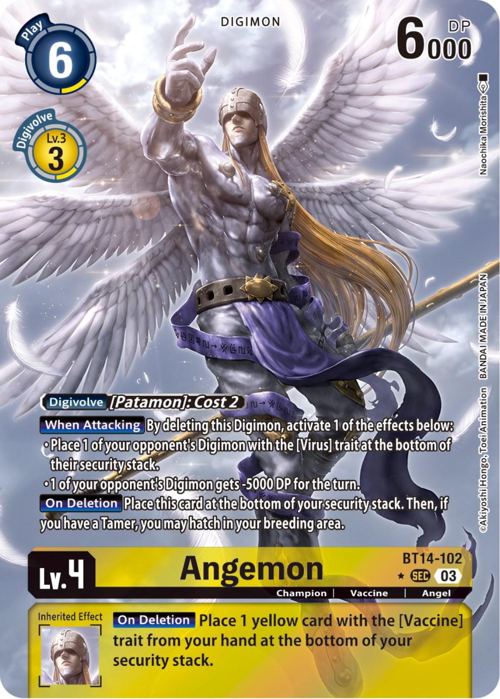 Angemon [Alternate Art Foil] #BT14-102