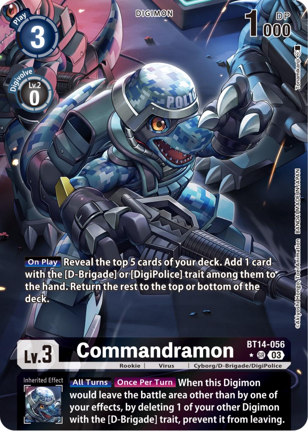 Commandramon [Alternate Art Foil] #BT14-056