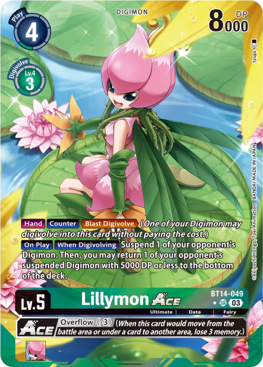 Lillymon ACE [Alternate Art Foil] #BT14-049