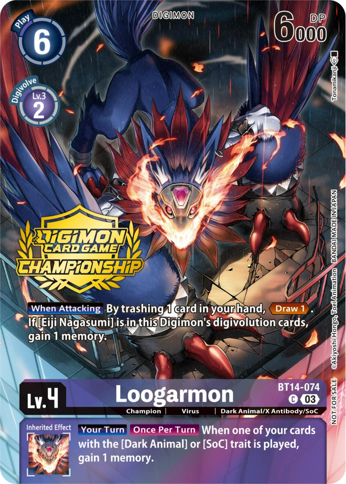 Loogarmon [Tamers Pack Foil] #BT14-074