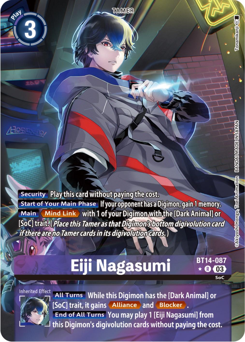 Eiji Nagasumi [Alternate Art Foil] #BT14-087