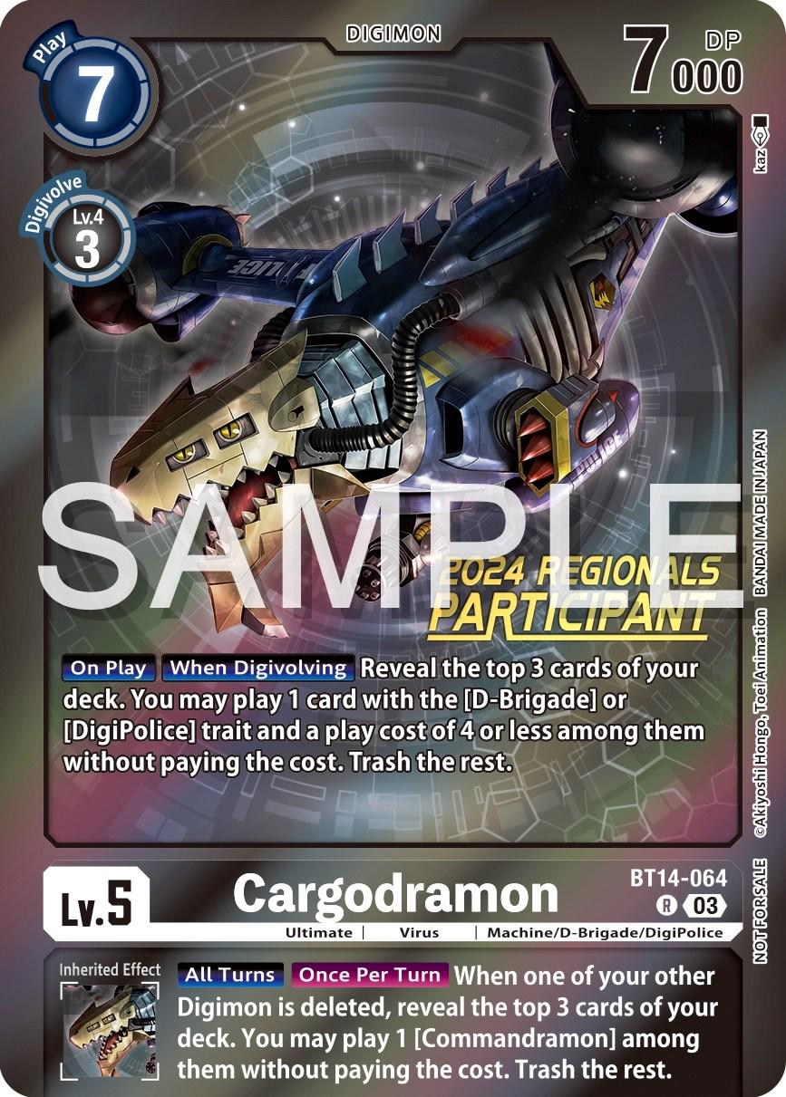 Cargodramon [Regionals Participant Foil] #BT14-064