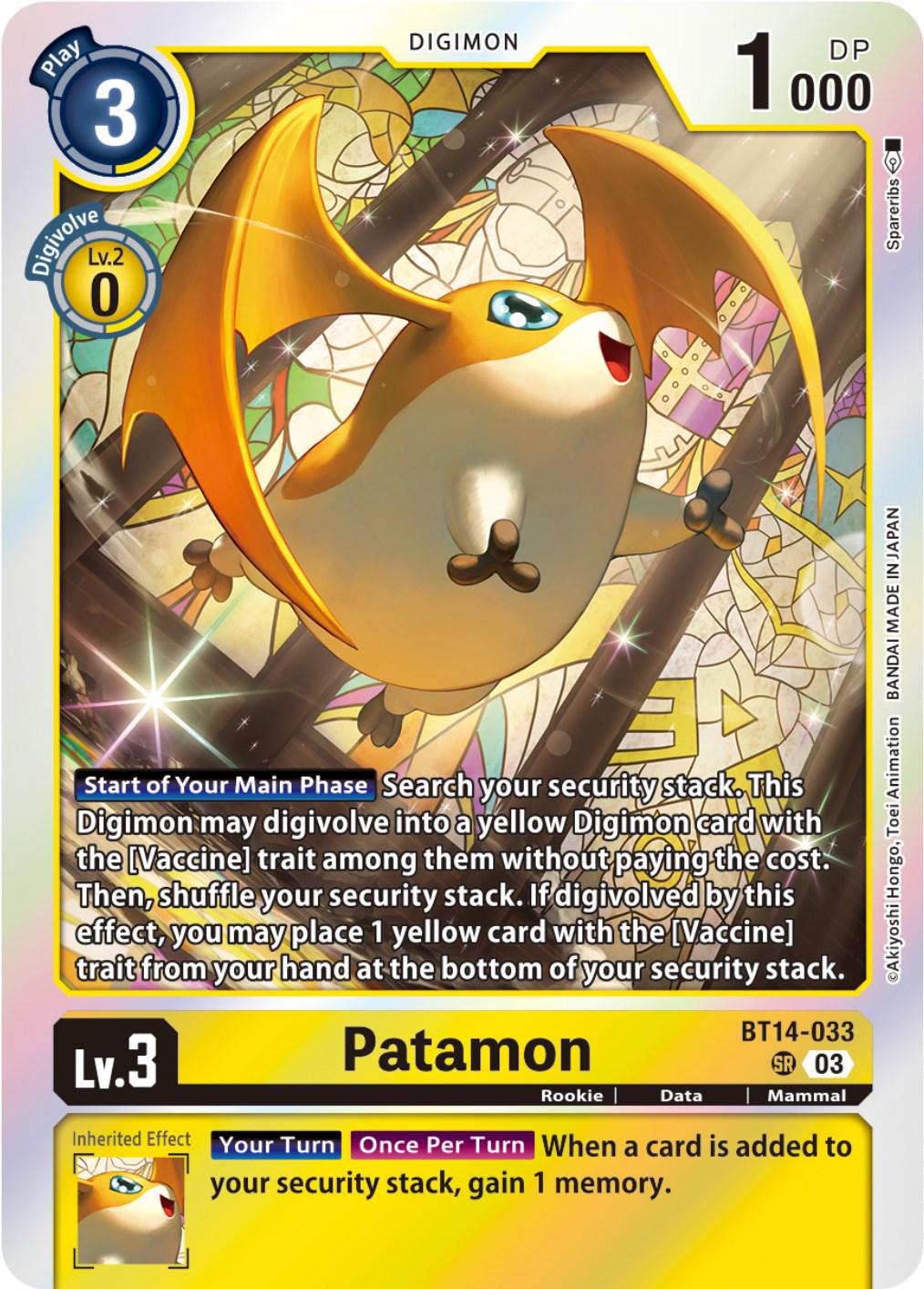 Patamon [Foil] #BT14-033
