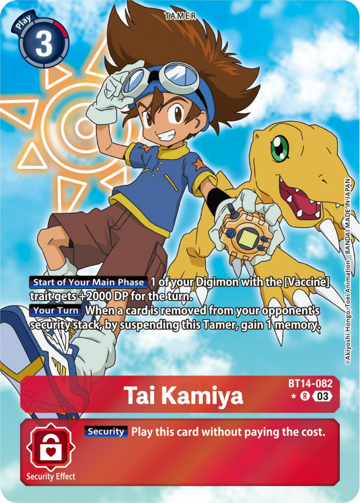 Tai Kamiya [Alternate Art Foil] #BT14-082