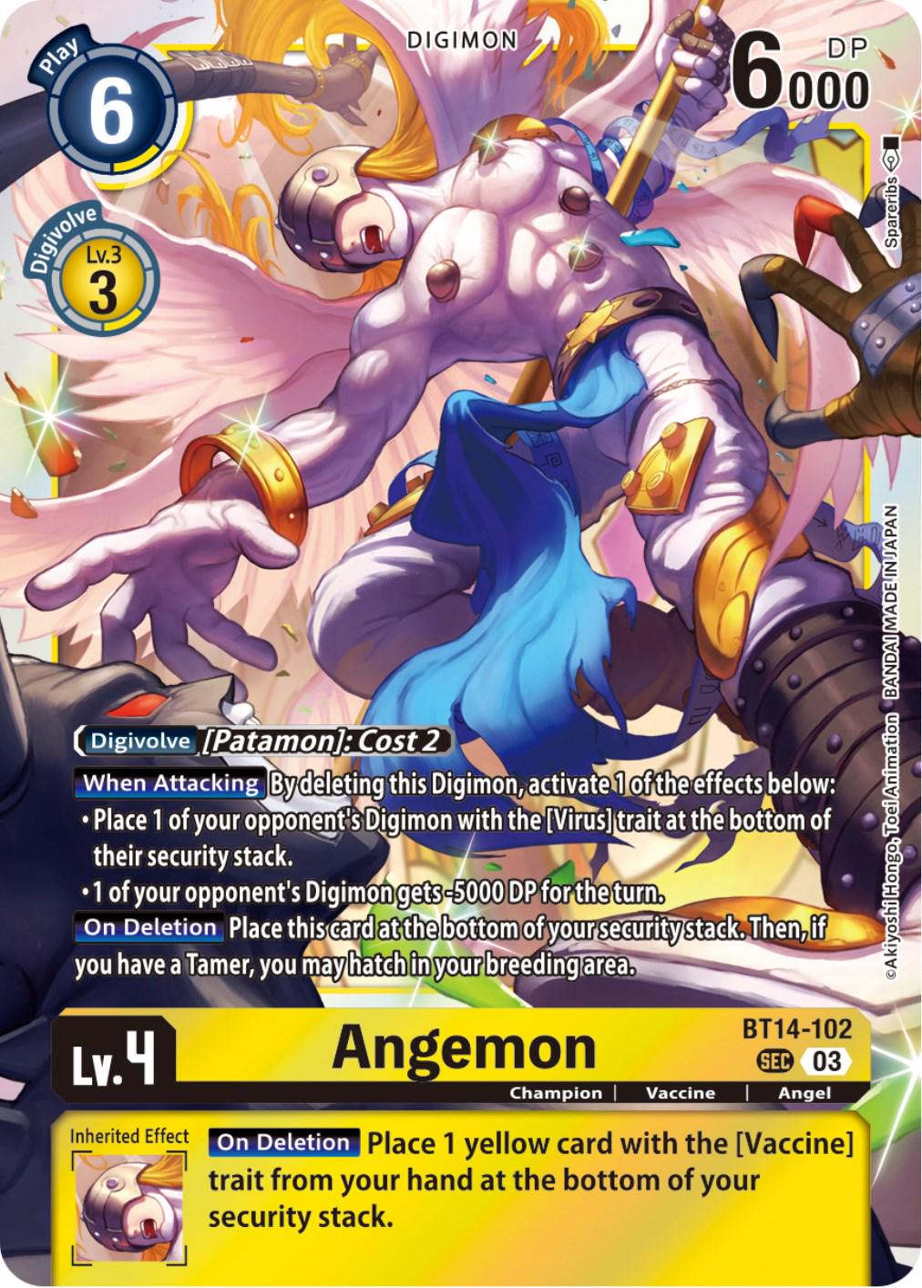Angemon [Foil] #BT14-102