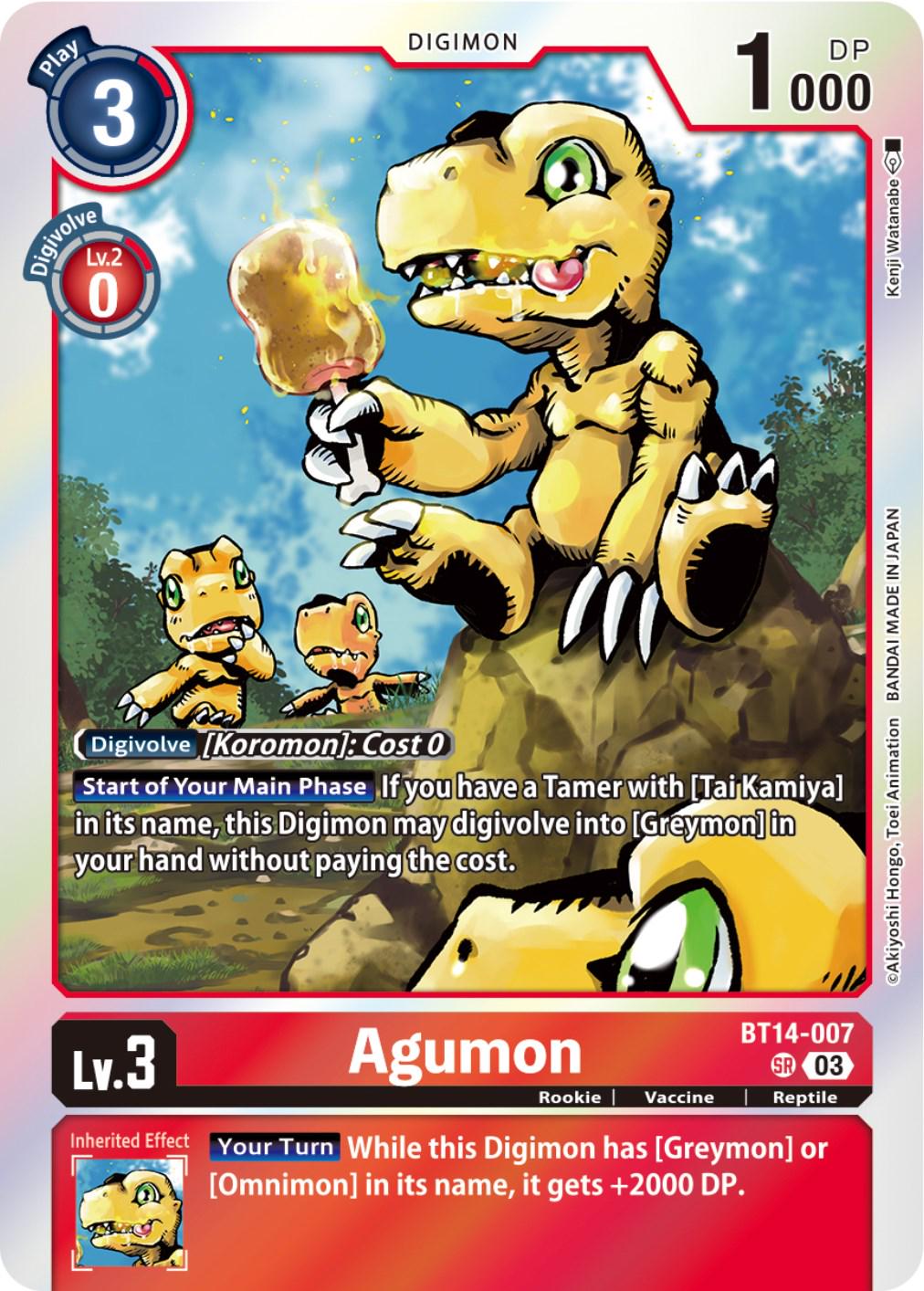 Agumon [Foil] #BT14-007