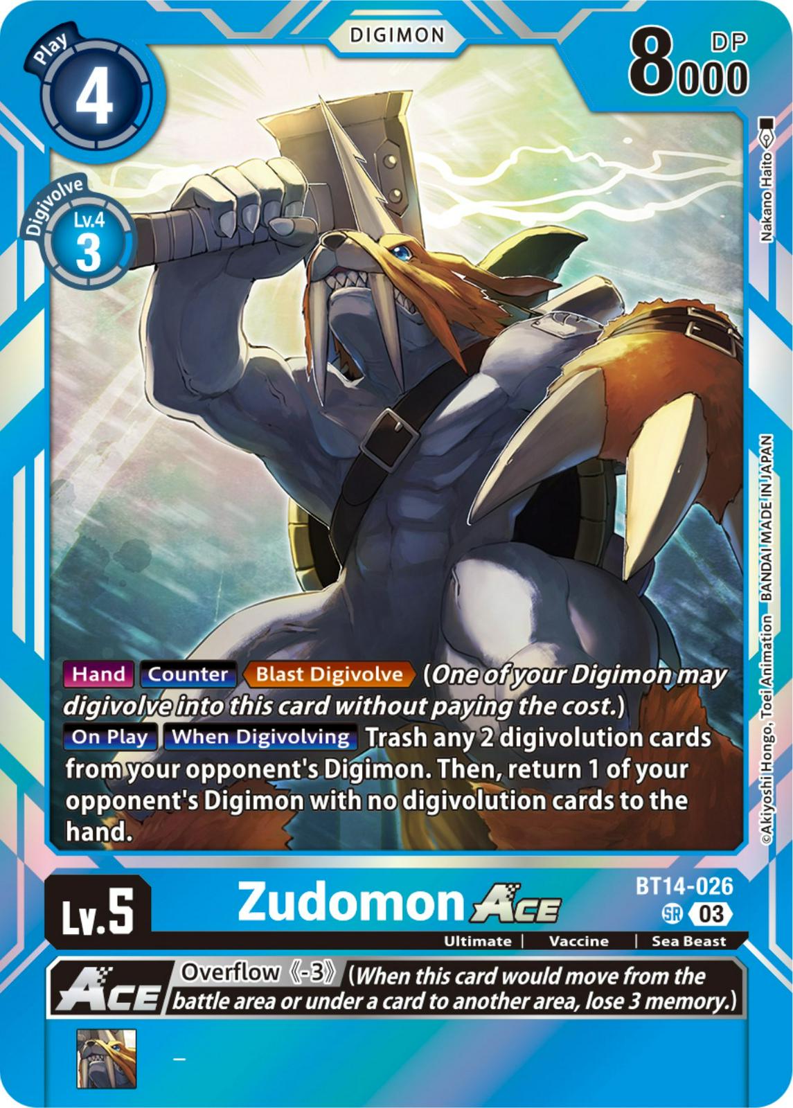 Zudomon ACE [Foil] #BT14-026