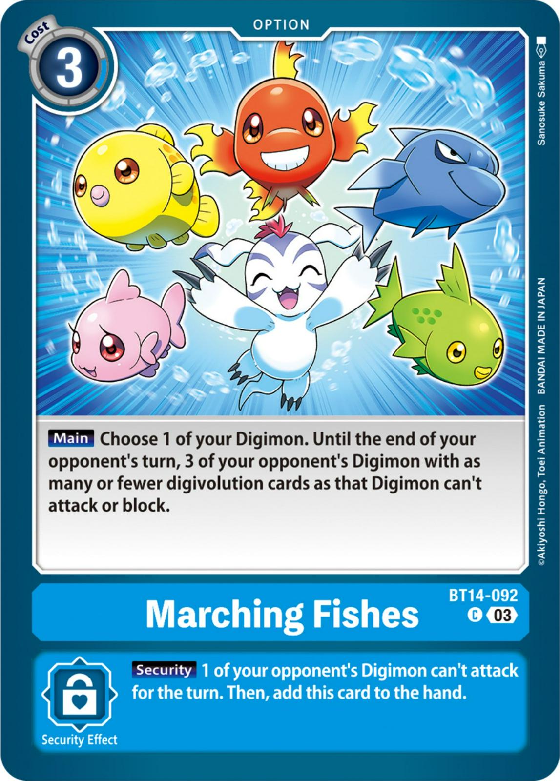 Marching Fishes #BT14-092