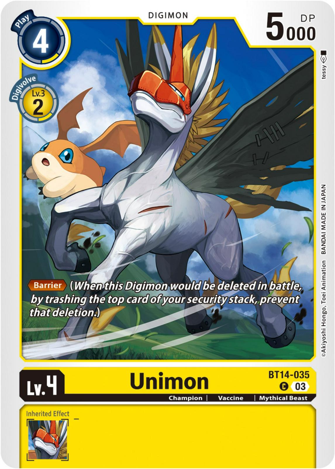 Unimon #BT14-035
