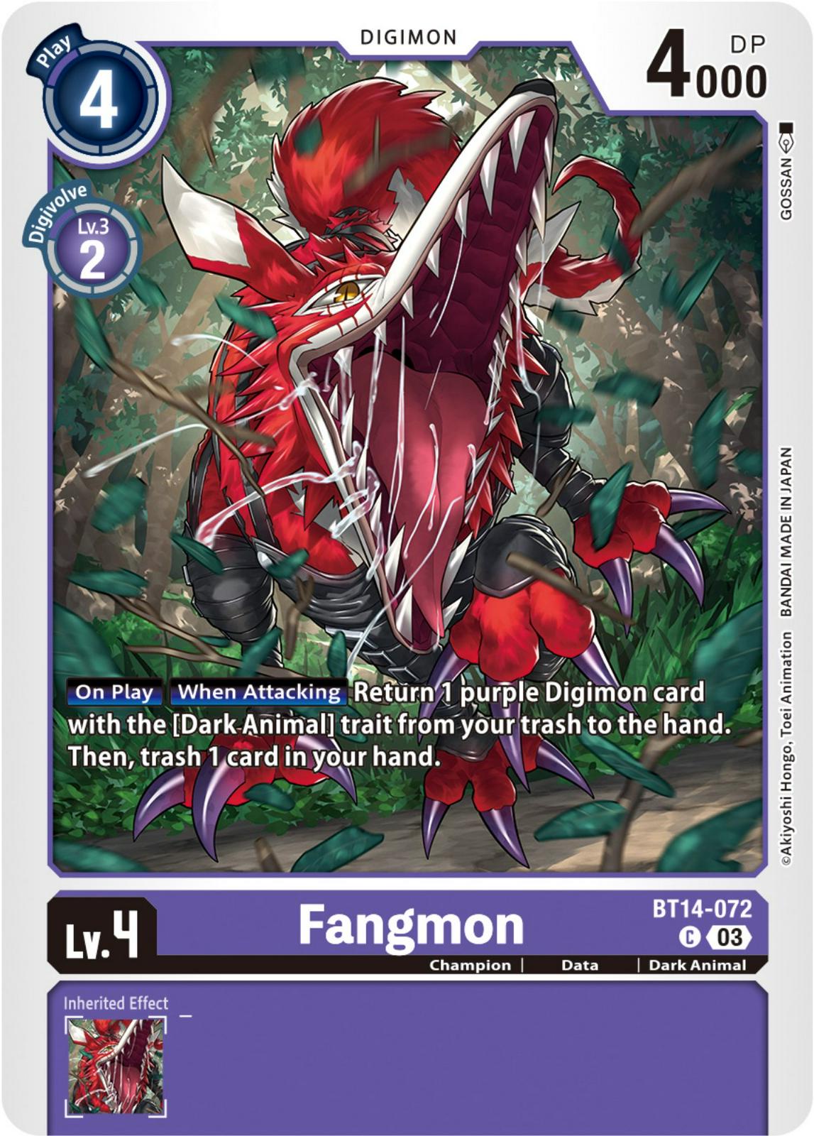 Fangmon #BT14-072
