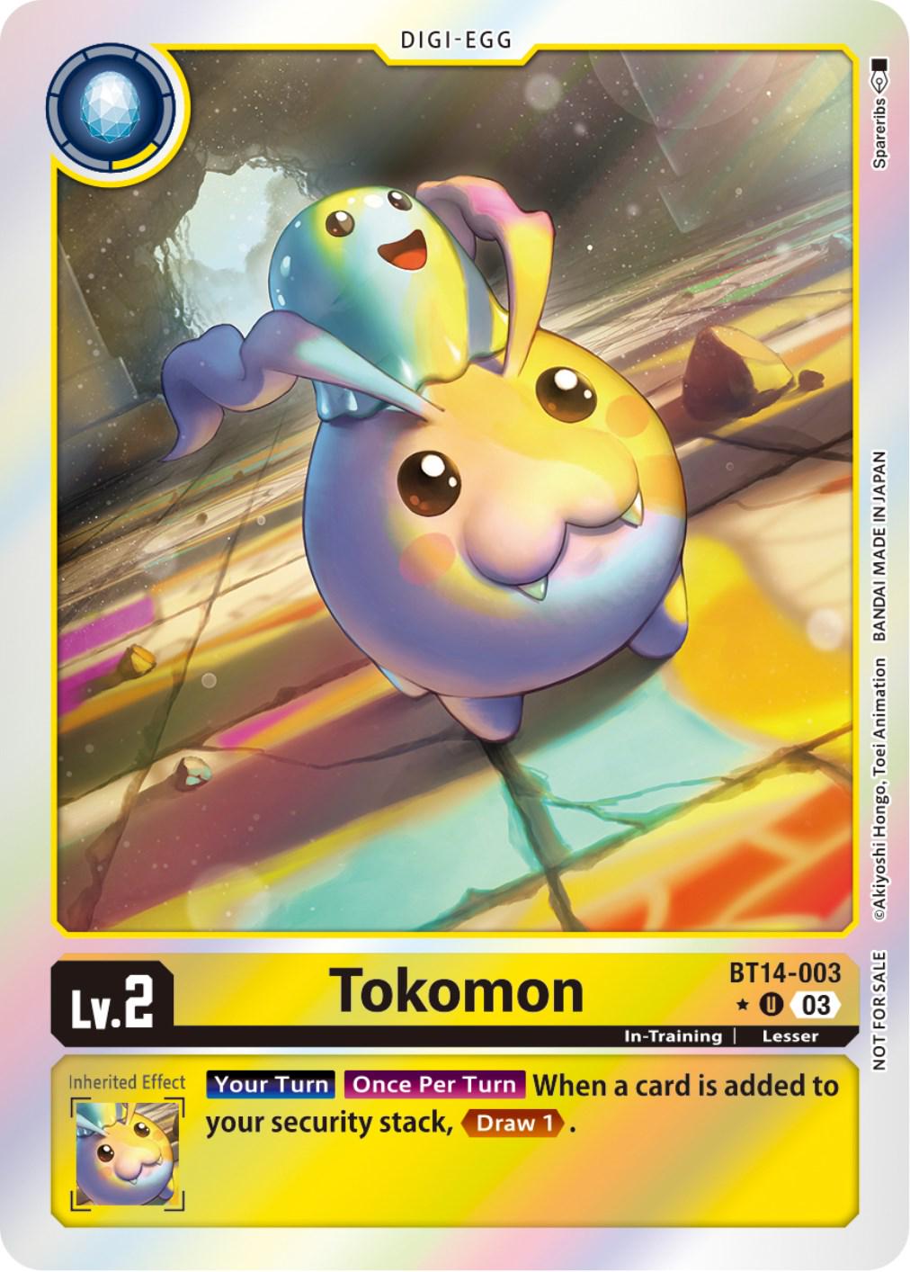 Tokomon [Promotion Pack Foil] #BT14-003