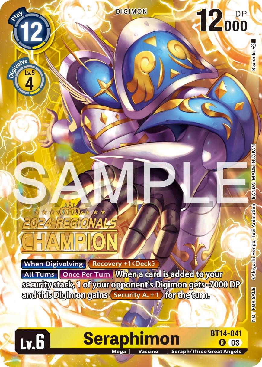 Seraphimon [Regionals Champion Foil] #BT14-041