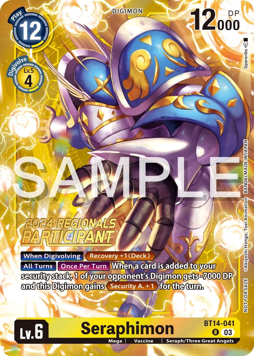 Seraphimon [Regionals Participant Foil] #BT14-041
