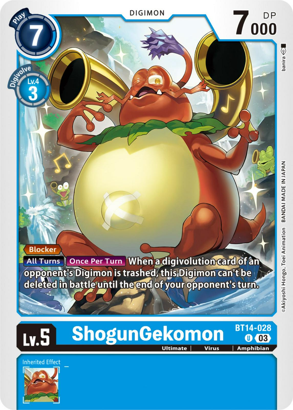 ShogunGekomon #BT14-028