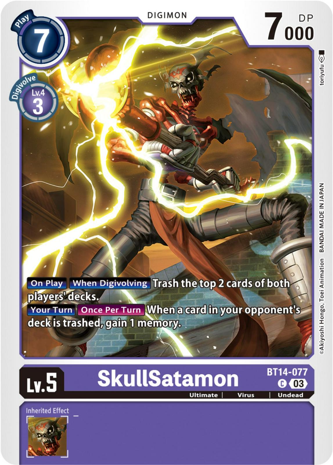 SkullSatamon #BT14-077