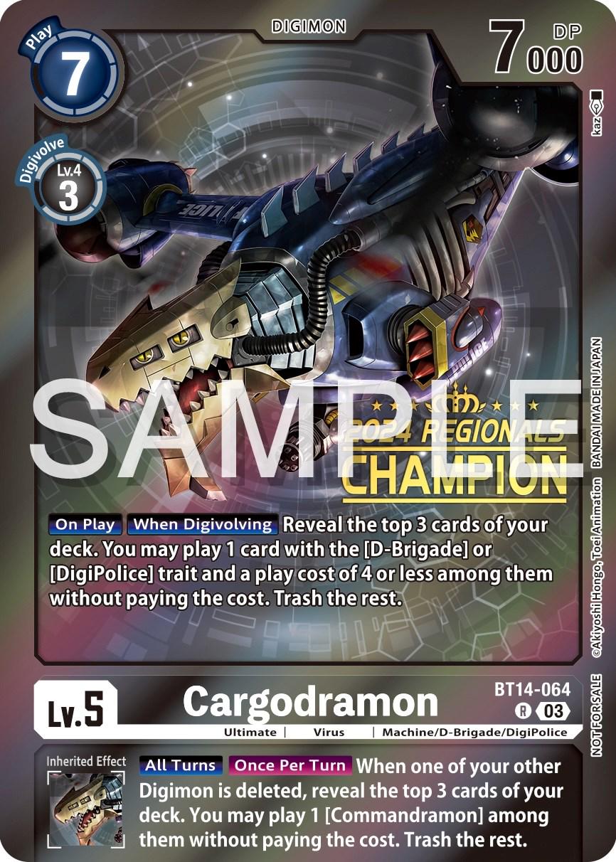 Cargodramon [Regionals Champion Foil] #BT14-064