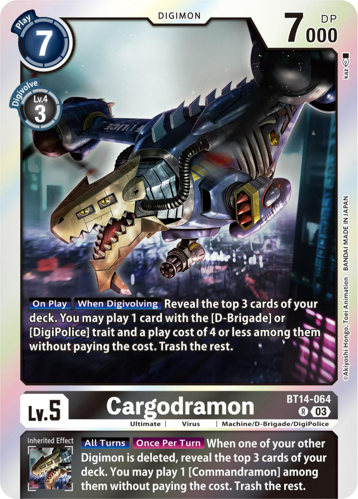Cargodramon [Foil] #BT14-064