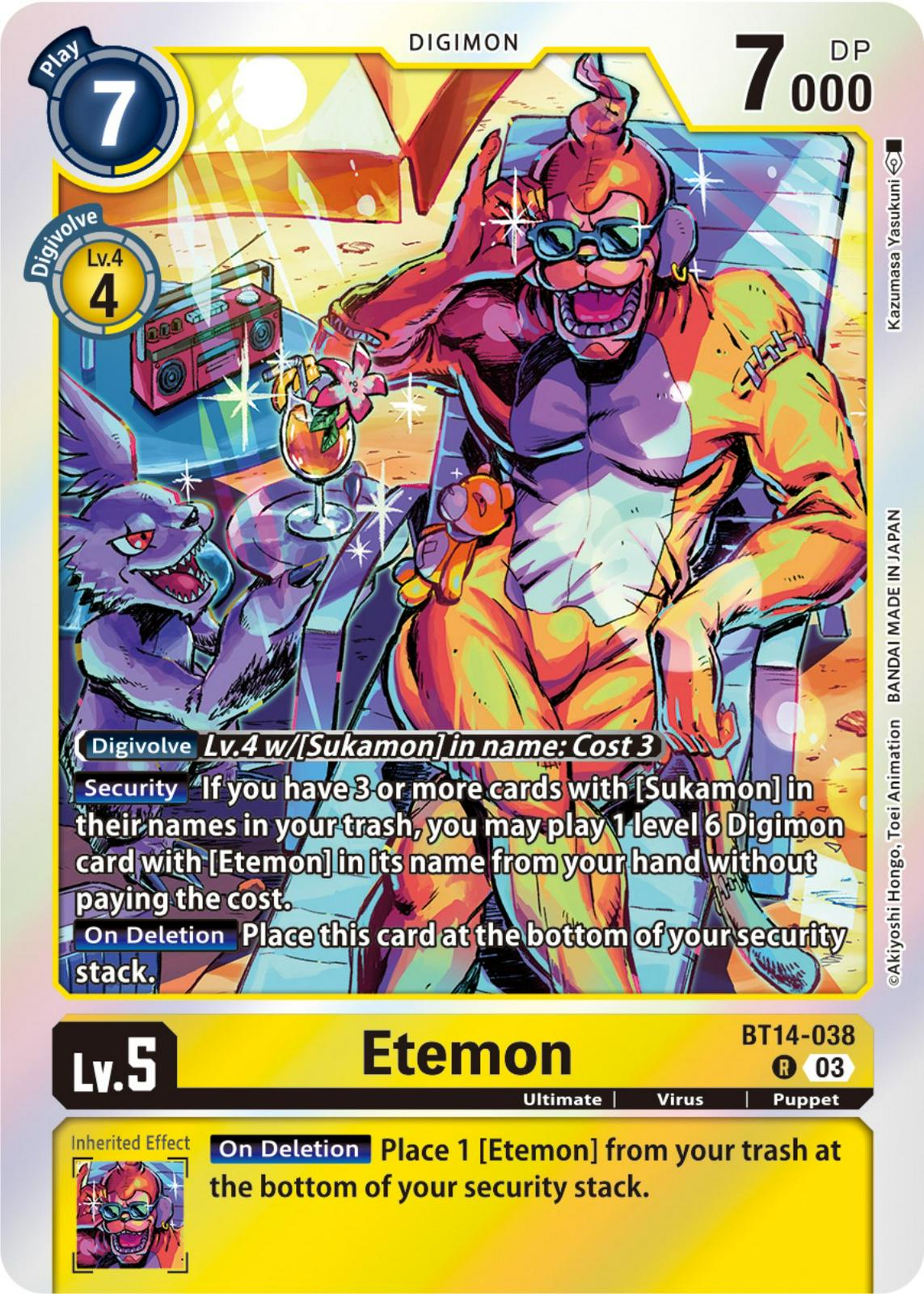 Etemon [Foil] #BT14-038