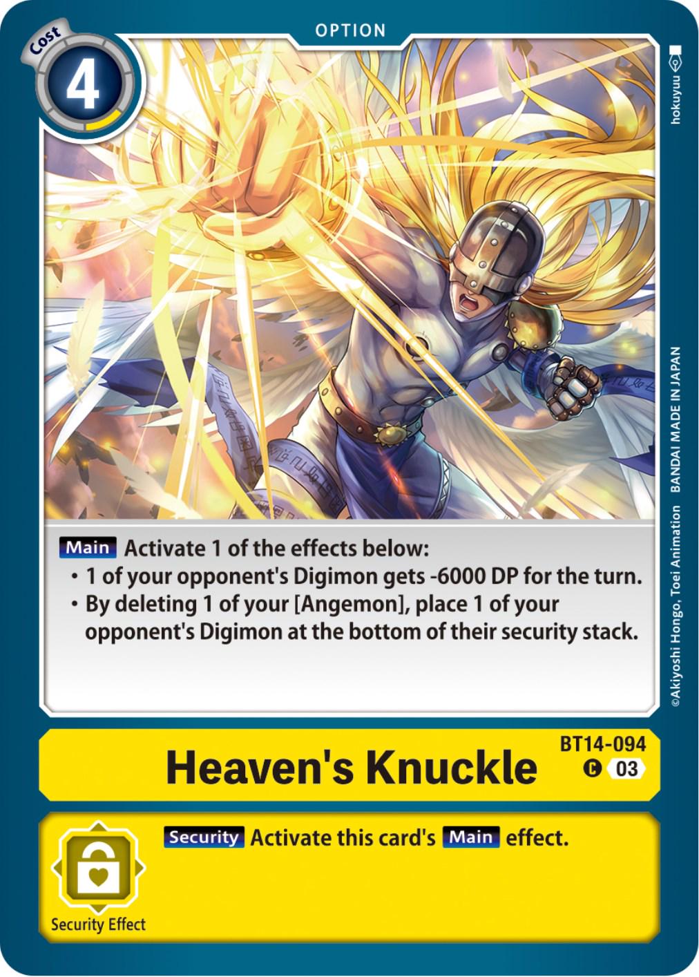 Heaven's Knuckle #BT14-094