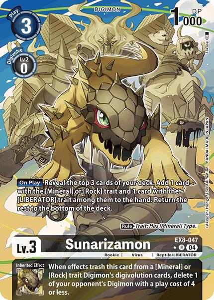 Sunarizamon [Alternate Art Foil] #EX8-047