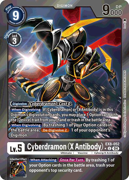 Cyberdramon [X Antibody Foil] #EX8-052