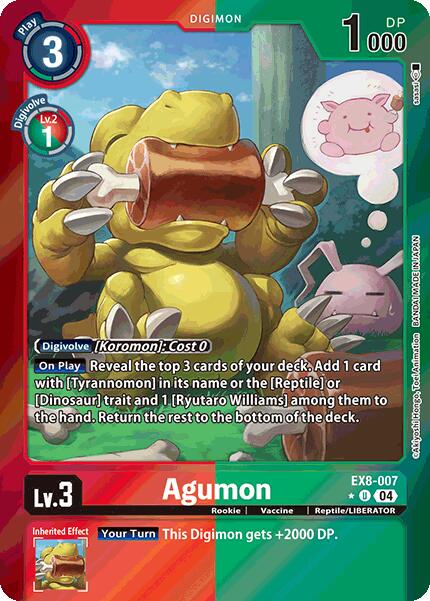Agumon [Limited Foil] #EX8-007