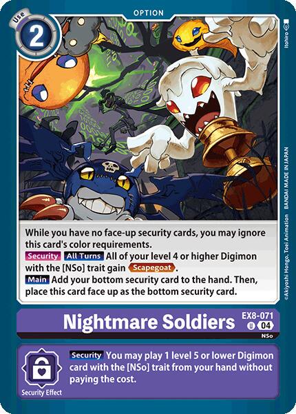 Nightmare Soldiers #EX8-071