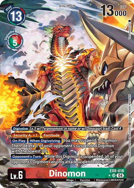 Dinomon [Alternate Art Foil] #EX8-016