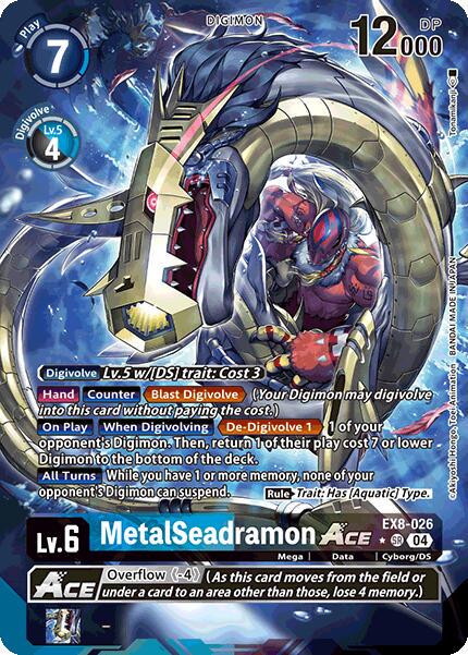 MetalSeadramon ACE [Alternate Art Foil] #EX8-026