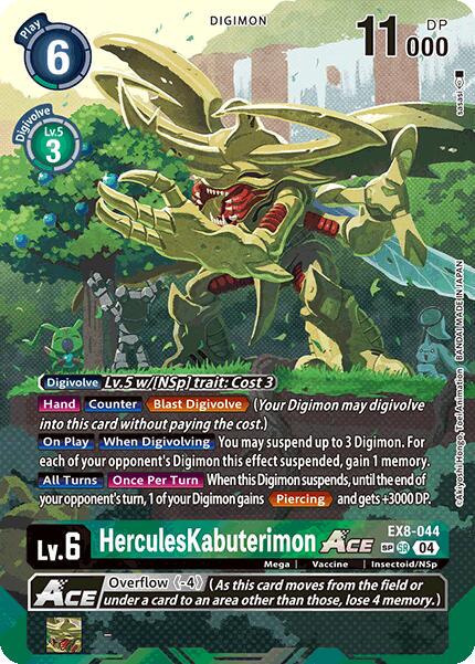 HerculesKabuterimon ACE [Textured Foil] #EX8-044