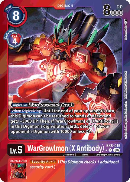 WarGrowlmon [X Antibody Foil] #EX8-015